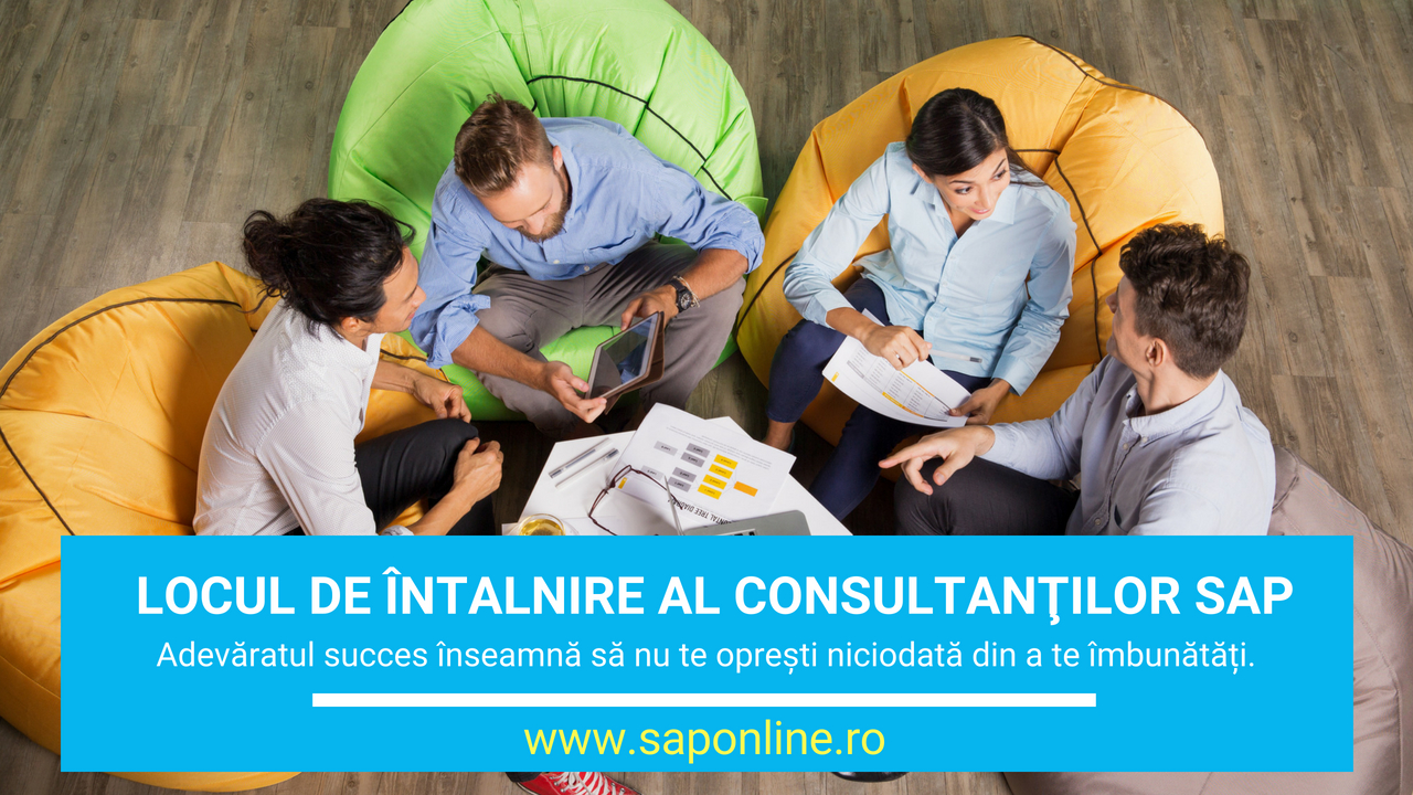 SapOnline – Locul de intalnire al SAP-istilor